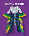 “Mardi Gras Fringe Pant Set”