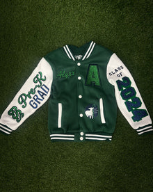  “Unisex Grad Varsity Jacket” (Full)