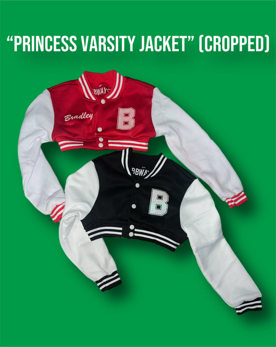 “Princess Varsity Jacket” (Cropped) 3 colors