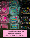 Customized Backpacks (3 Piece Set)