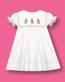  “3 Bunny White Dress”