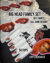 “Big Head Family Set” 50