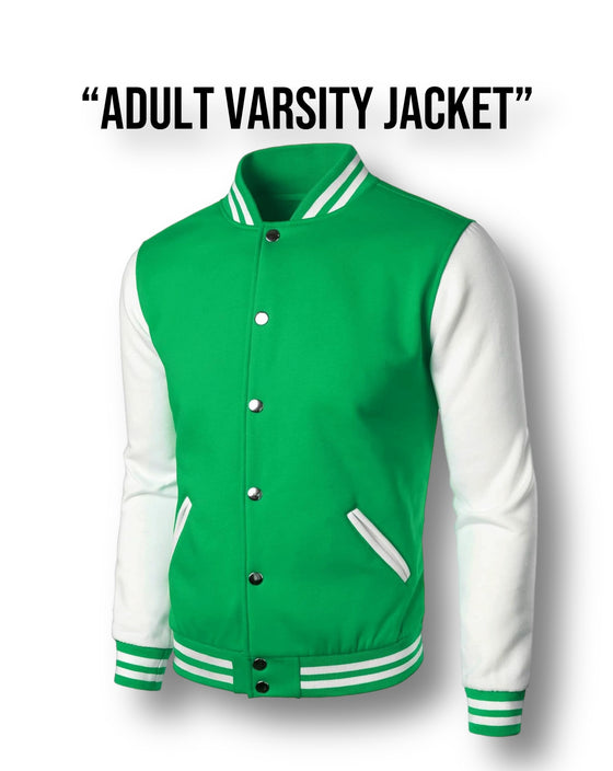 “School Varsity Jacket” (6 colors ) Adult