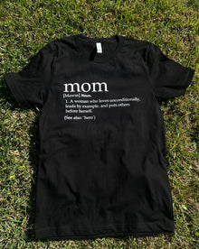 “Mom Tee” (Black)