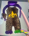 “Leopard X Mardi Gras Set”