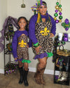 “Leopard X Mardi Gras Set”