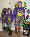 “Leopard X Mardi Gras Set”