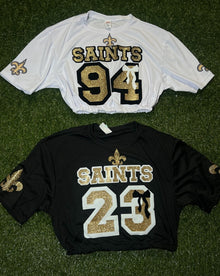  “Customized Jersey Tee” (Cropped Jersey) Adults
