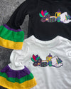 “Mardi Gras Essentials Tee” (2 Colors)