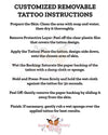 “Customized Removable Tattoos” (12)