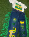 “Kids Grad Fringe Pant Set” (No Ruffle Sleeves)