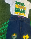 “Kids Grad Fringe Pant Set” (No Ruffle Sleeves)