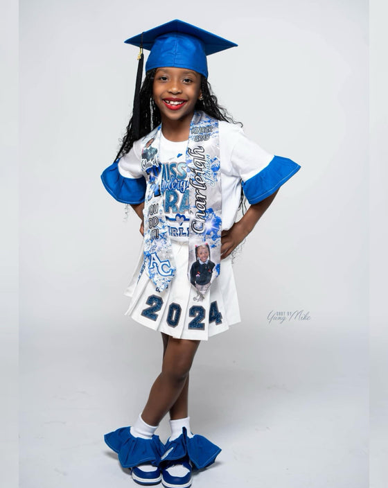“Kids Grad Pleated Set”