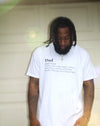 Dad Tee” (White)