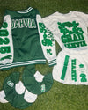 “Kids Grad Varsity Pleated Set”