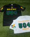 “504 Mardi Gras Jersey Tee” (2 Colors) Boys