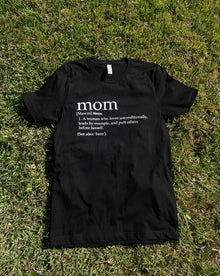  “Mom Tee” (Black)