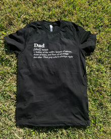  “Dad Tee” (Black )