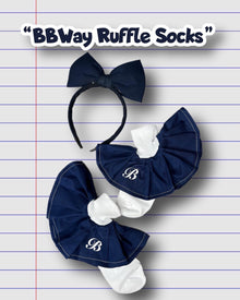  “BBWay Ruffle Socks” (Basic Colors)