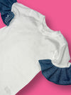 “DENIM Ruffle Top”