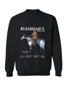  “Queen Tour Crewneck” (Black)