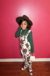 “BBWay Cutesy Boots” (Brown X White)