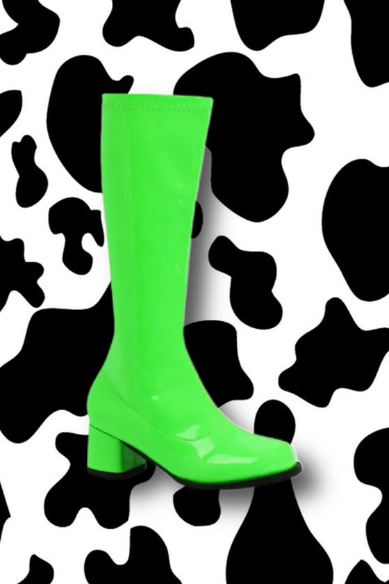 “Trendsetter Boots” (Neon Green)