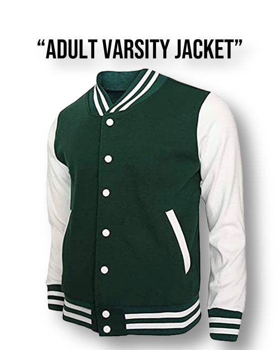 “School Varsity Jacket” (6 colors ) Adult