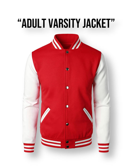 “School Varsity Jacket” (6 colors ) Adult