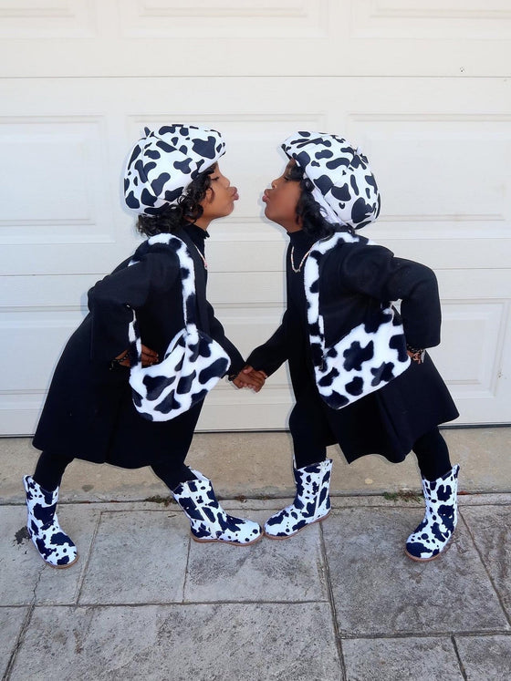 “BBWay Cutesy Boots” (Black X White)