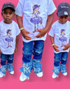 “KJ Stacked Jeans” (Kids sizes) Boy