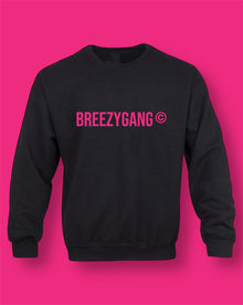  “BG Crewneck” (Black x Hot Pink)