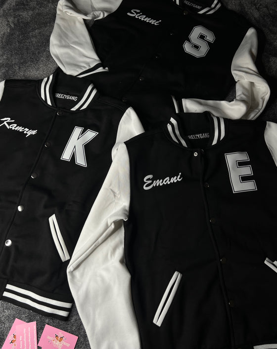 “Queen/King Varsity Jacket” (6 colors ) Adult