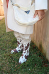 “BBWay Cutesy Boots” (Brown X White)