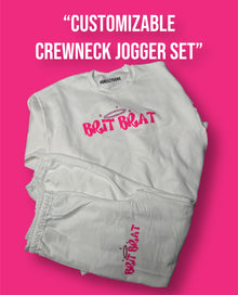  “Customizable Crewneck Jogger Set”