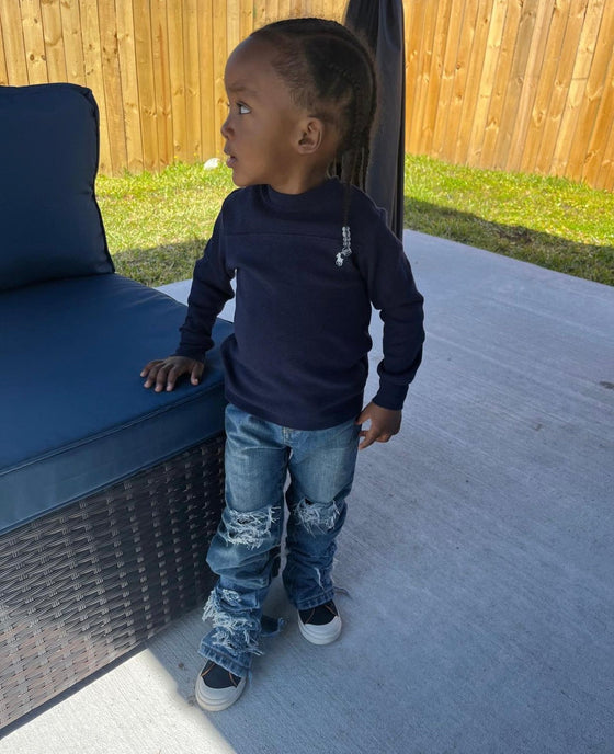 KJ Stacked Jeans” (Kids sizes) Boy – The Brad & Benny Way