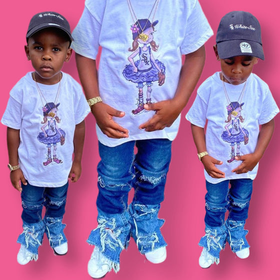 “KJ Stacked Jeans” (Kids sizes) Boy