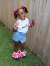 “DENIM Skort/Shorts”