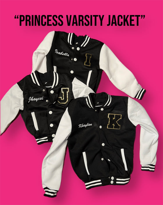“Princess Varsity Jacket” (Black)
