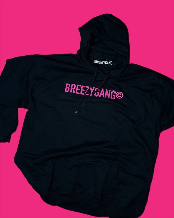 “BG Hoodie” (HighLighter Orange x White)